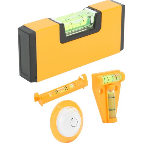 Mini-Magnet-Wasserwaagen-Set, T-Winkel-Rundwasserwaage, Messwerkzeug für Wohnmobil und Camping (1/5)