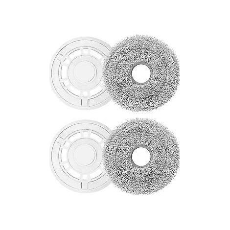Lingettes de nettoyage avec support pour aspirateurs robots T30 Pro Omni/T30 Omni/T30S/T30S Combo - Pièces de rechange (1/5)