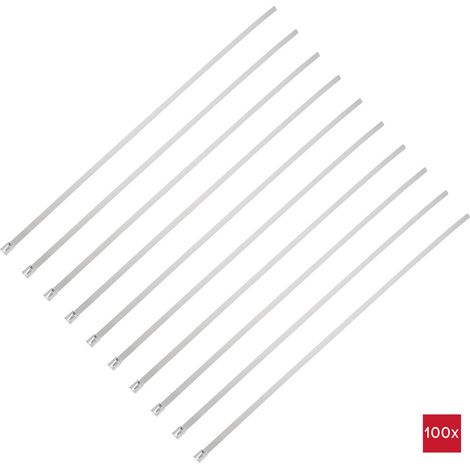 TRU COMPONENTS TC-12647584 Stahlkabelbinder 520 mm 7.9 mm AISI 304 100 St. (1/2)
