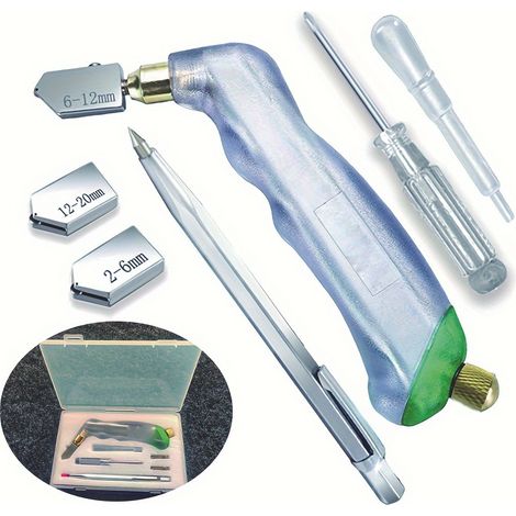6-teiliges Schneidset, Handfliesen-Glasschneidemesser, DIY-Schneidewerkzeug für Fliesen