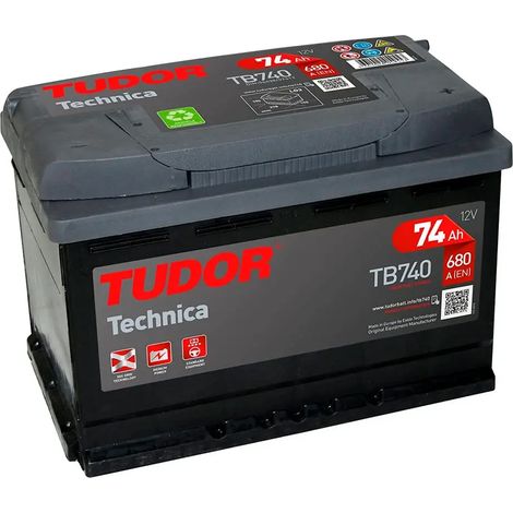 Tudor TB740 Batería de Coche 74Ah 680A EN