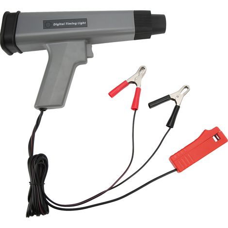 Lampe stroboscopique stroboscopique professionnelle 12 V à affichage numérique pour moteur essence de voiture ou de moto - Outil de diagnostic multicolore (1/5)