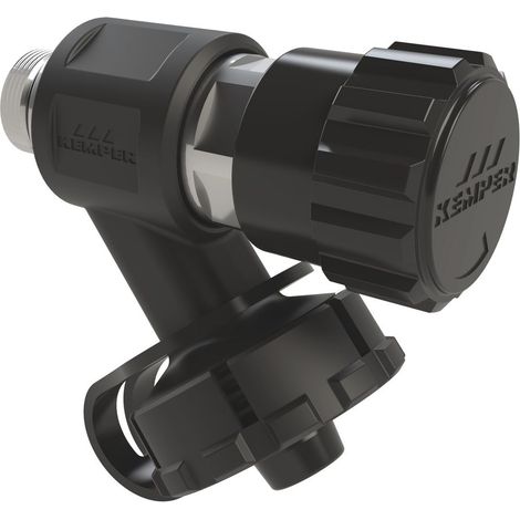 Kemper Entleerventil G 1/4" AG, DN 8, Edelstahl/Kunststoff, Figur J7120 073 00