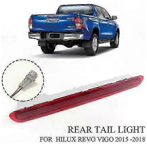 Third red LED brake light for Toyota Hilux Revo Vigo 2015, dynamic rear light (1/5)