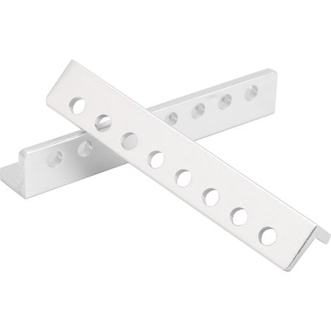 pièces, poutre en aluminium en forme de L à 8 trous, accessoires pour robots, 12 x 12 x 72 mm, 310300080072 (1/5)