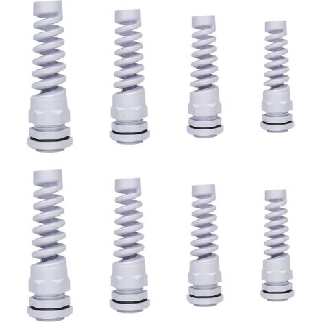 Wasserdichtes Kabelverschraubungsset, verstellbare Kabelverschraubung, mit Hülse, PG7, PG9, PG11 und PG13.5, für Kabel Ø3-12 mm, für Außenanschluss.