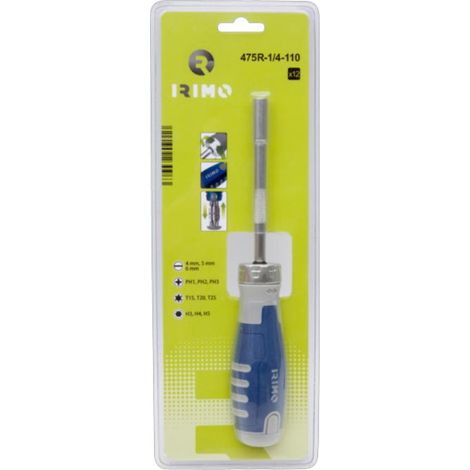 Destornillador Irimo Llave de carraca 1/4