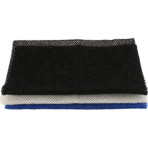 Un lot de 3 éponges exfoliantes africaines, à mailles longues, adaptées à la douche. (1/5)