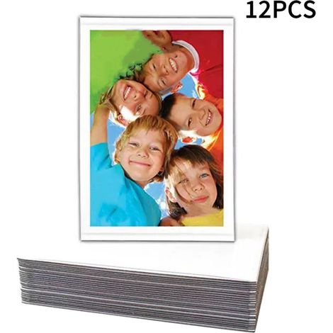 Cadre Photo Magnetique - 5 x 7 Pouces - PVC - Pour Frigo Porte Vitree Armoire - Lot de 12 (1/5)