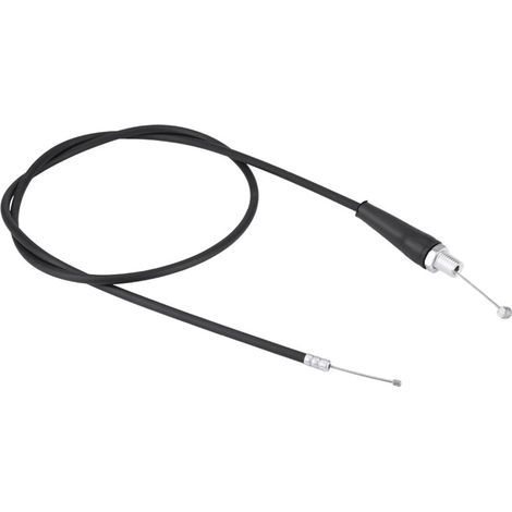 Irovami Câble d'accélérateur de moto à tête droite M10 de 110 cm pour pit bike, dirt bike, trail bike et motocross (1/5)