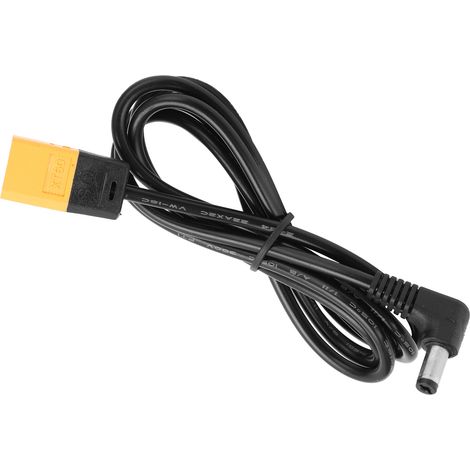 Câble d'alimentation XT60 pour lunettes de vol FPV, 122 cm / 48 pouces, avec interface CC et cordon d'alimentation en cuivre. (1/5)