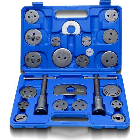Repousse Piston Frein arriere 22 pièces pour remplacement de disque Outil et adaptateurs Outil de réinitialisation universel pour piston de frein (1/5)
