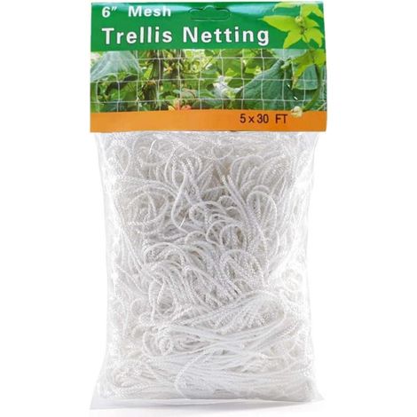 Gartennetz 10m x 1,67m Polyester Pflanzen Kletternetz (1/5)