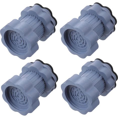 4 Pièces Base De Machine À Laver De Machine À Laver Pour Anti-Vibration Tampon Anti-Vibration Rondelle Stabilisateur De Jambe Coussinets De Pied De Machine À Laver (1/4)