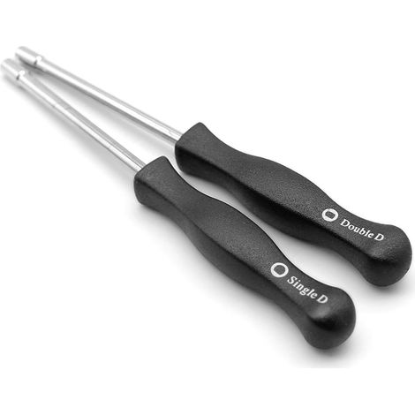 Outil de vis de réglage de carburateur pour Poulan Husqvarna Zama Weedeater Trimmer Scie à chaîne cannelée Simple/Double D (1/5)