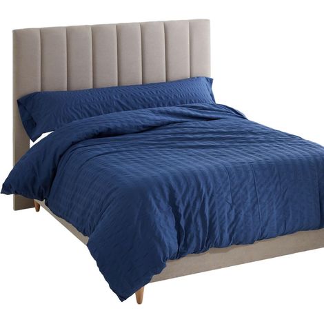Housse de Couette Bleu 240 x 220 cm