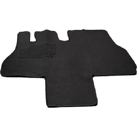 Imline – Tapis de cabine camping-car pour Ducato x230, Jumper, Boxer 1994-2002 – Moquette aiguilletée 300 gr/m² – Antidérapant – Noir