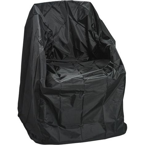 Housse de protection pour chaises de jardin, résistante aux intempéries et aux déchirures, épaisse et transparente, dimensions : 70 x 70 x 125 cm, en tissu PEVA, pour chaises empilables et chaises à d (1/5)