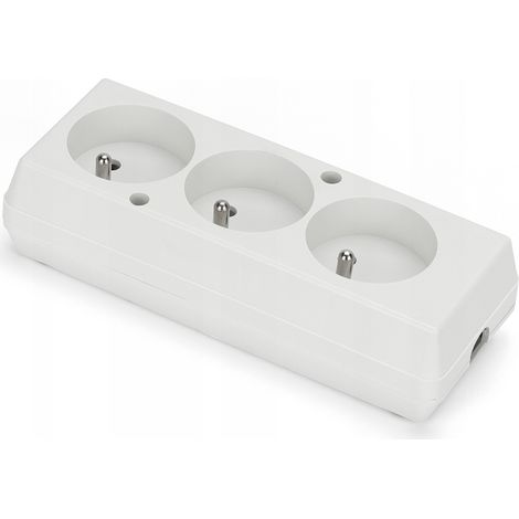 Toma de corriente blanca Montis, regleta, distribuidor (1/4)