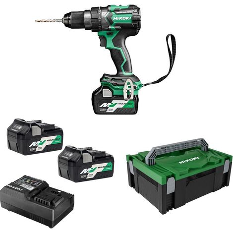 Perceuse-visseuse à percussion sans fil 18V 140Nm 2x5Ah BSL36A18 MultiVolt HiKOKI DV18DC WRZ (1/4)