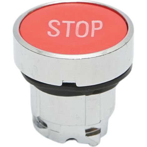 Testa pulsante di comando STOP rosso Ø 22mm ZBE Breckner Germany (1/5)