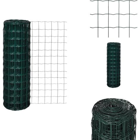 Gartenzaun Maschendraht Gitterzaun Schweißgitter 25x1,2 m - Gartenzaun - Maschendrahtzaun - Metallzaun - Stabiler Zaun - Gartenzäune (1/4)