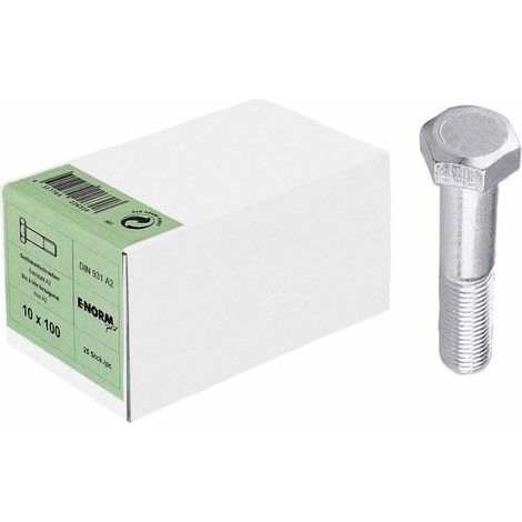 DIN 931 Sechskantschraube mit Schaft M 16 x 60 A2 blank (1/3)
