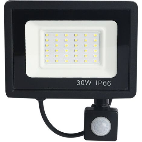 Induction du corps humain a mené la lumière d'inondation de la cour extérieure du couloir de l'induction infrarouge du projecteur (connexion à courant constant, pas de prise) (30W) (1/5)
