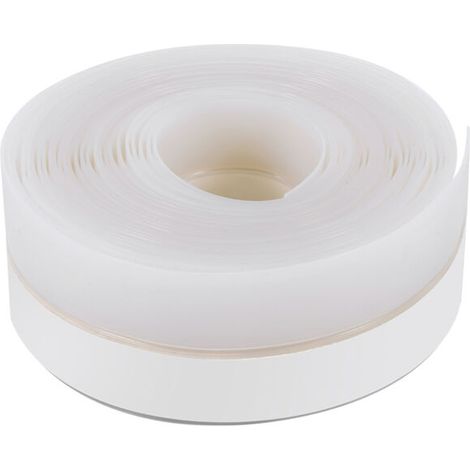 OEBUAFI Bande d'exclusion de Courant d'air en Caoutchouc de Silicone, Bande 'étanchéité -vent Insonorisée pour Portes et Fenêtres, Longueur de 5 M pour un Usage Domestique (Semi-transparent) (1/5)
