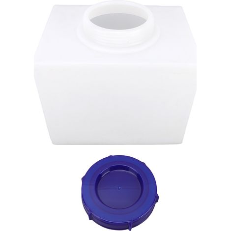 Ortviai Réservoir d’eau pour camping-car 3 gallons (10 L) en LLDPE alimentaire blanc 200 x 255 x 195 mm étanche