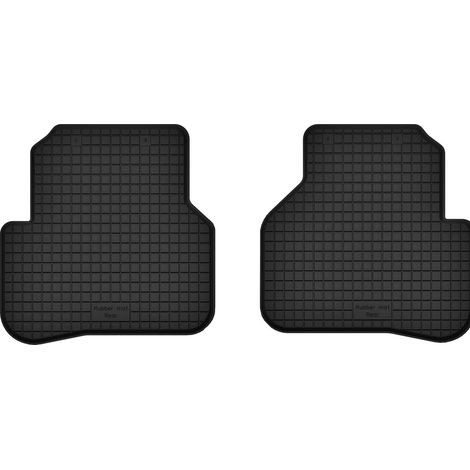 Tapis de voiture arrière en caoutchouc (2 pièces), universels pour : Citroën Nemo Combivan (2007-2017)