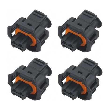 Green Mobility-Connecteur d'injecteur compatible avec Citroën Xsara C4 Picasso, Peugeot 306 406, Renault Laguna Scenic, Ford Focus - 1928403874 - Fiche de connexion (lot de 4) (1/2)