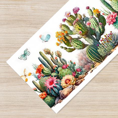 Tappeto passatoia fantasia made in Italy antiscivolo lavabile aderente 148 Deserto - 50x250cm (1/5)