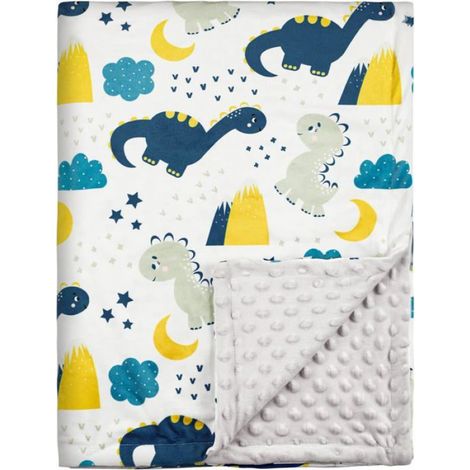 Couverture bonnet doux double couche pour bébé, couverture quatre saisons pour enfants, housse confortable (1/3)