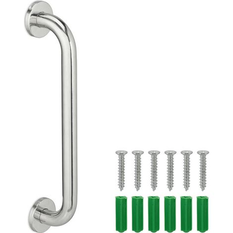 Duschhaltegriff für Badezimmer, Edelstahl, Wandmontage für Badewanne, Tragkraft 200 kg, für ältere und behinderte Menschen, silberfarben. (1/4)