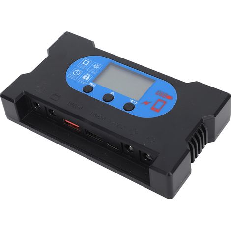 Contrôleur de Charge solaire double USB Type C panneau rapide pour Charge de batterie 12V 24V 50A. (1/5)