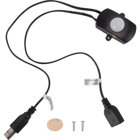 Détecteur de mouvement PIR USB intelligent pour ruban LED