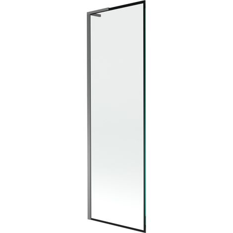 Paroi de baignoire Mexen Next L 1 vantail 60 x 150 cm, motif noir, gun metal - 895-060-000-03-70-95 (1/5)