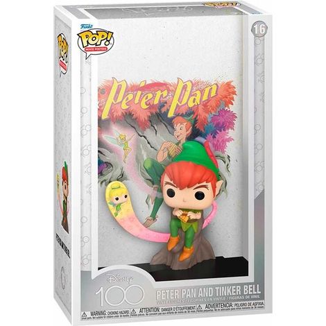 Peter pan and tinker bell poster - disney wall art decor
