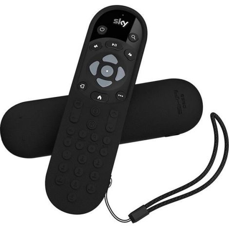 Couleur lumineux vert housses de telecommande 2020 pour SKY Q, accessoires tactiles et Non tactiles, avec boucle à main (1/4)