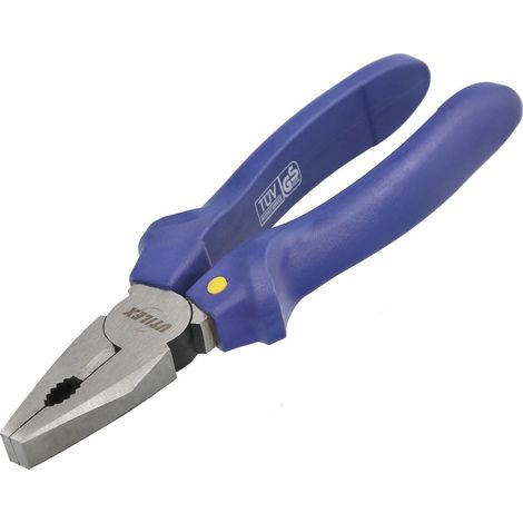 UTILEX alicates utilex universales     200 mm. , Alicates universales.  - Longitud: 200 mm.- Ideal para trabajos industriales.- Mango color azul. (1/4)