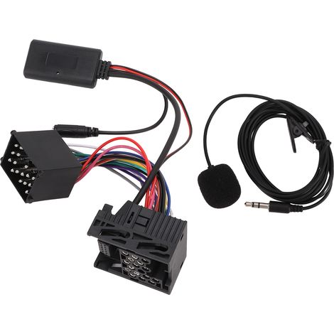 Connecteur de câble Audio sans fil AUX, Bluetooth 5.0, avec remplacement de microphone, pour E46 320i 320ci 2002 – 2006 (1/5)