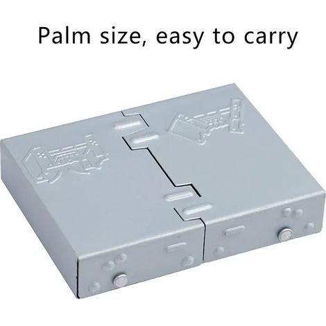 Réchaud de camping pliable à alcool solide, réchaud de cuisine portable pour l'extérieur, mini réchaud de camping d'environ 112 grammes, réchauds de cuisine portables (1/4)