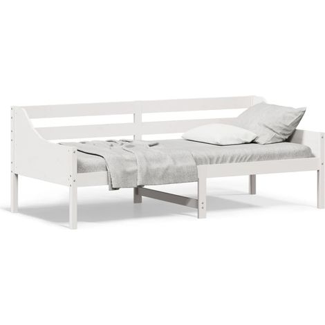 Maison Exclusive - Sofá cama sin colchón madera maciza de pino bl