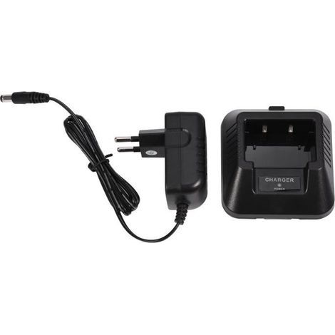 HURRISE charger for Baofeng UV-5R AC adapter for desktop charger for Baofeng UV-5R two-way radio walkie-talkie (1/4)