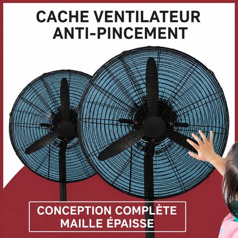 Housse filet de protection intégrale pour ventilateur 70-75 cm modèle 650 mm 70-75cm 650mm 50 g – Livraison gratuite