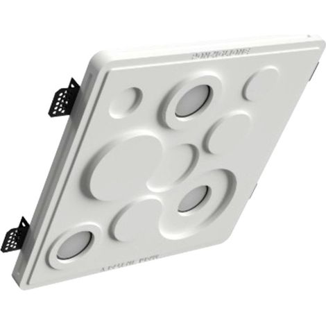 Faretto incasso lampadari bartalini enotswolley fp46 gu10 led gesso verniciabile