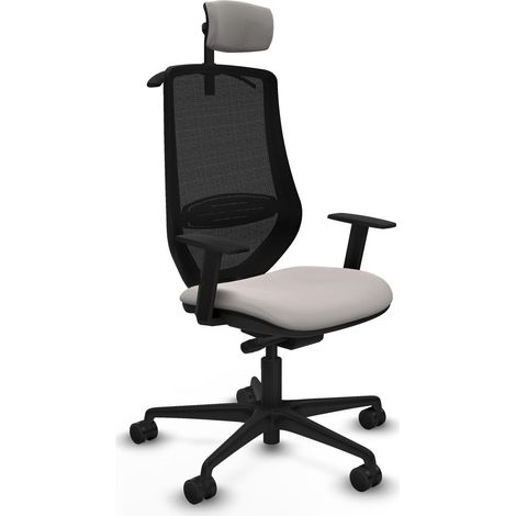Piqueras-y-crespo Silla Mardos blanca ergonómica de oficina