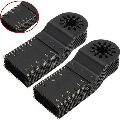Pack of 20 oscillating saw blades, multi-purpose tool blade, 34 mm, oscillating blade for cutting repair (1/3)