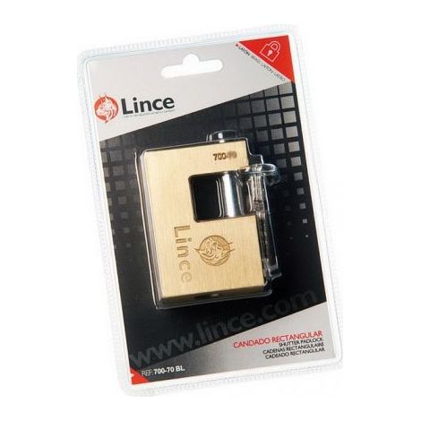 LINCE lince candado laton 700-90 cierre persiana , lince candado laton 700-90 cierre persiana (1/2)